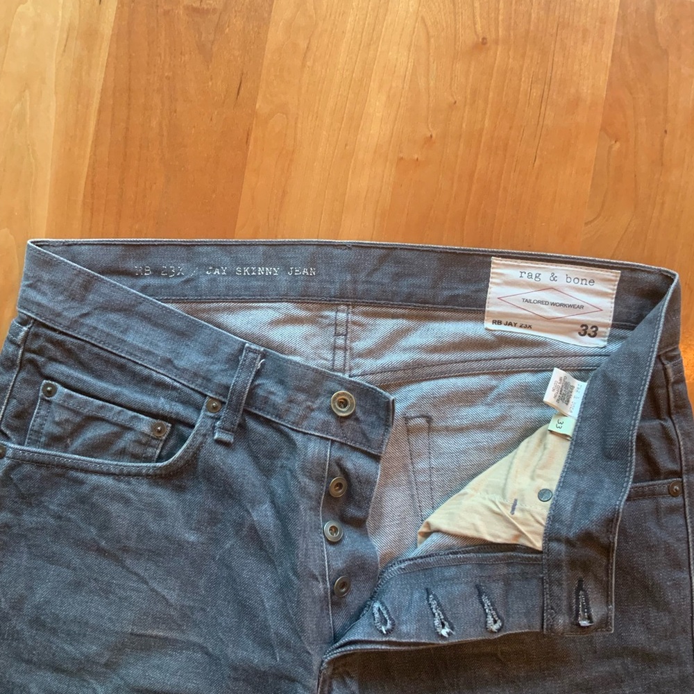 Rag & Bone Men's Gray Jeans